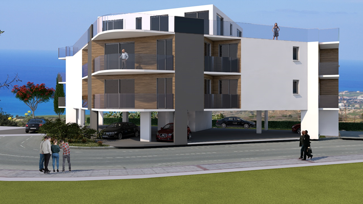 3 dormitorios Apartamento en Chloraka, Paphos, Chipre No. 49631
