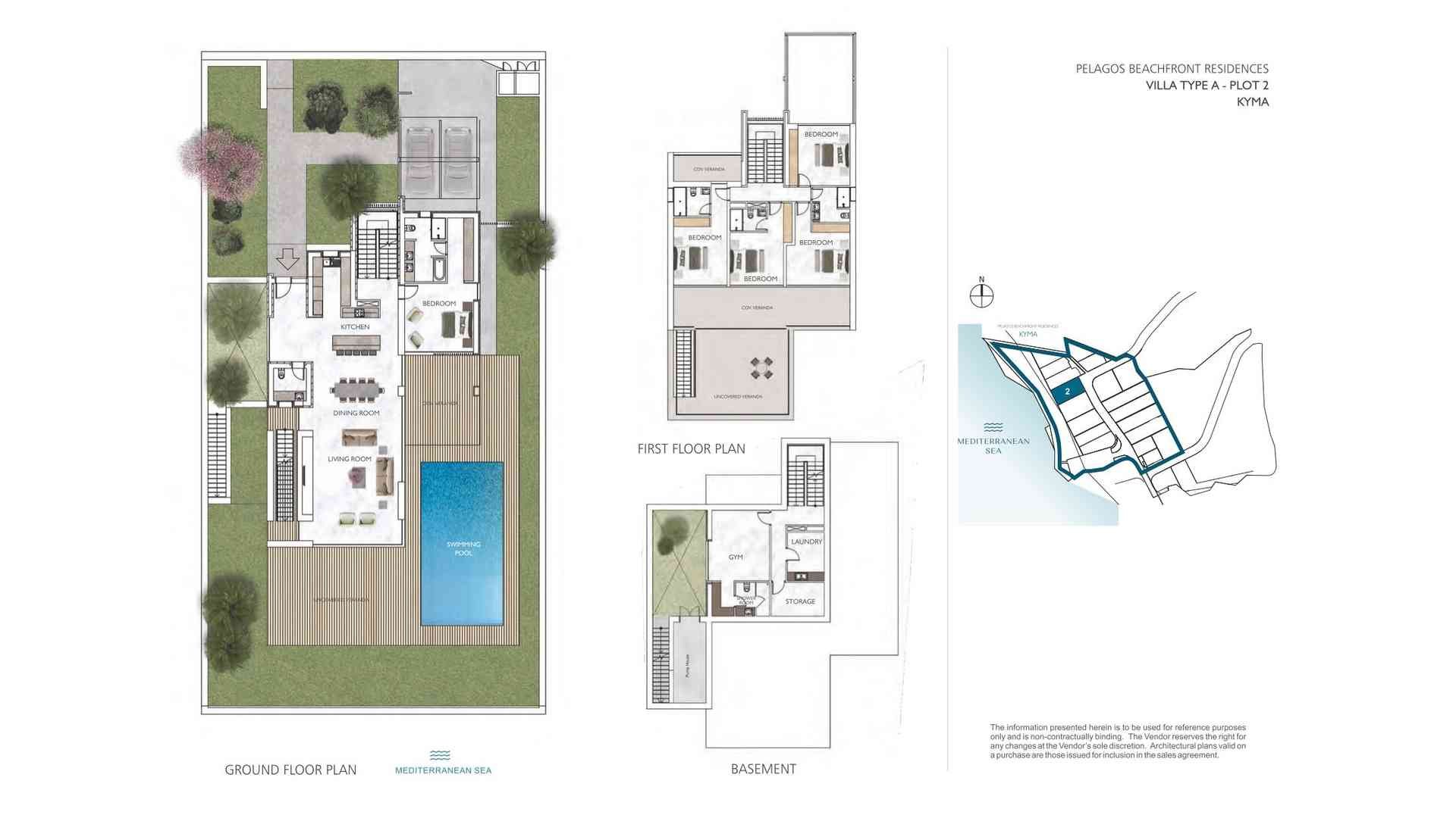5 bedrooms Villa in PELAGOS BEACHFRONT RESIDENCES Paphos, Cyprus No. 5371