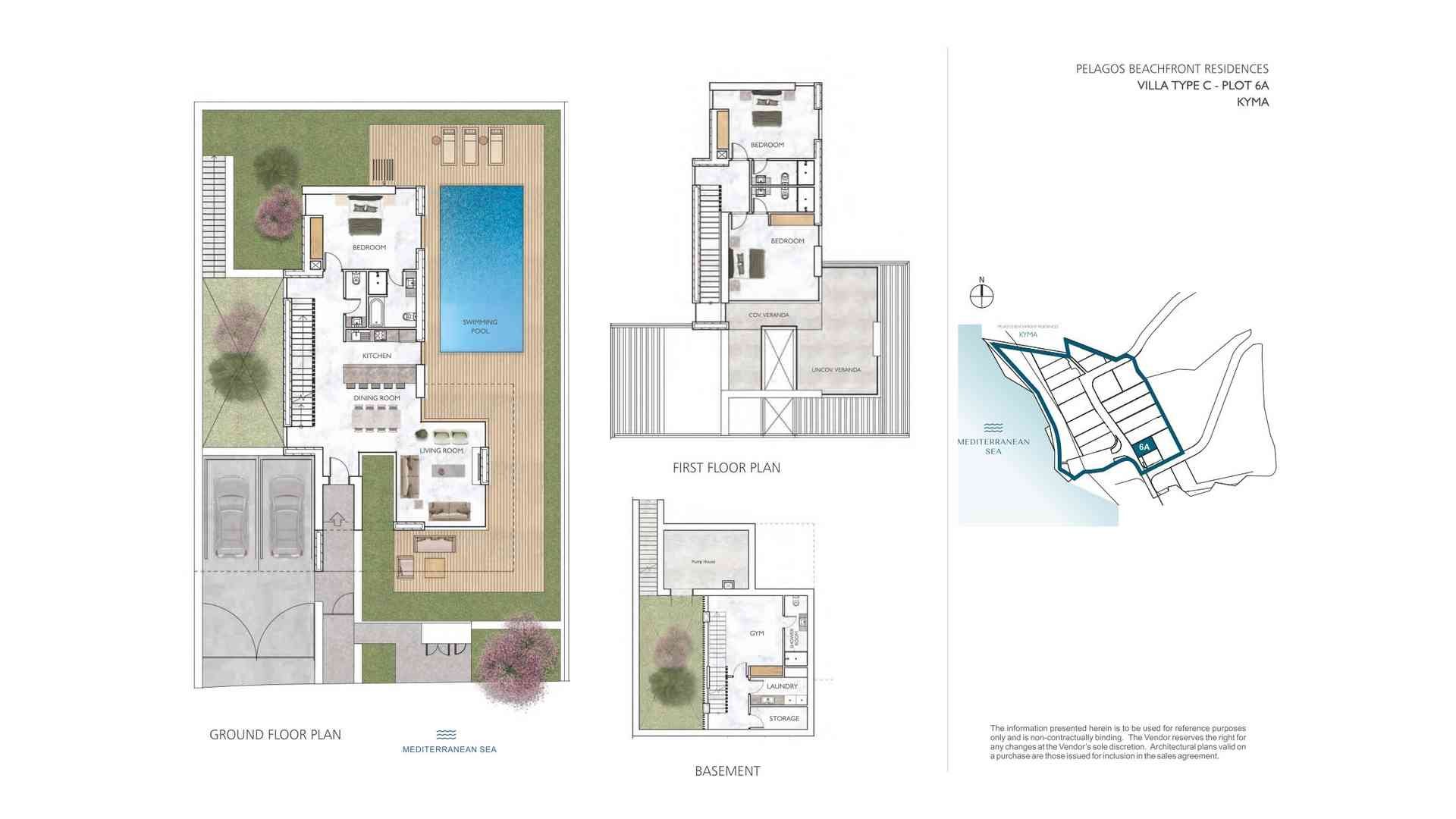 3 bedrooms Villa in PELAGOS BEACHFRONT RESIDENCES Paphos, Cyprus No. 5367