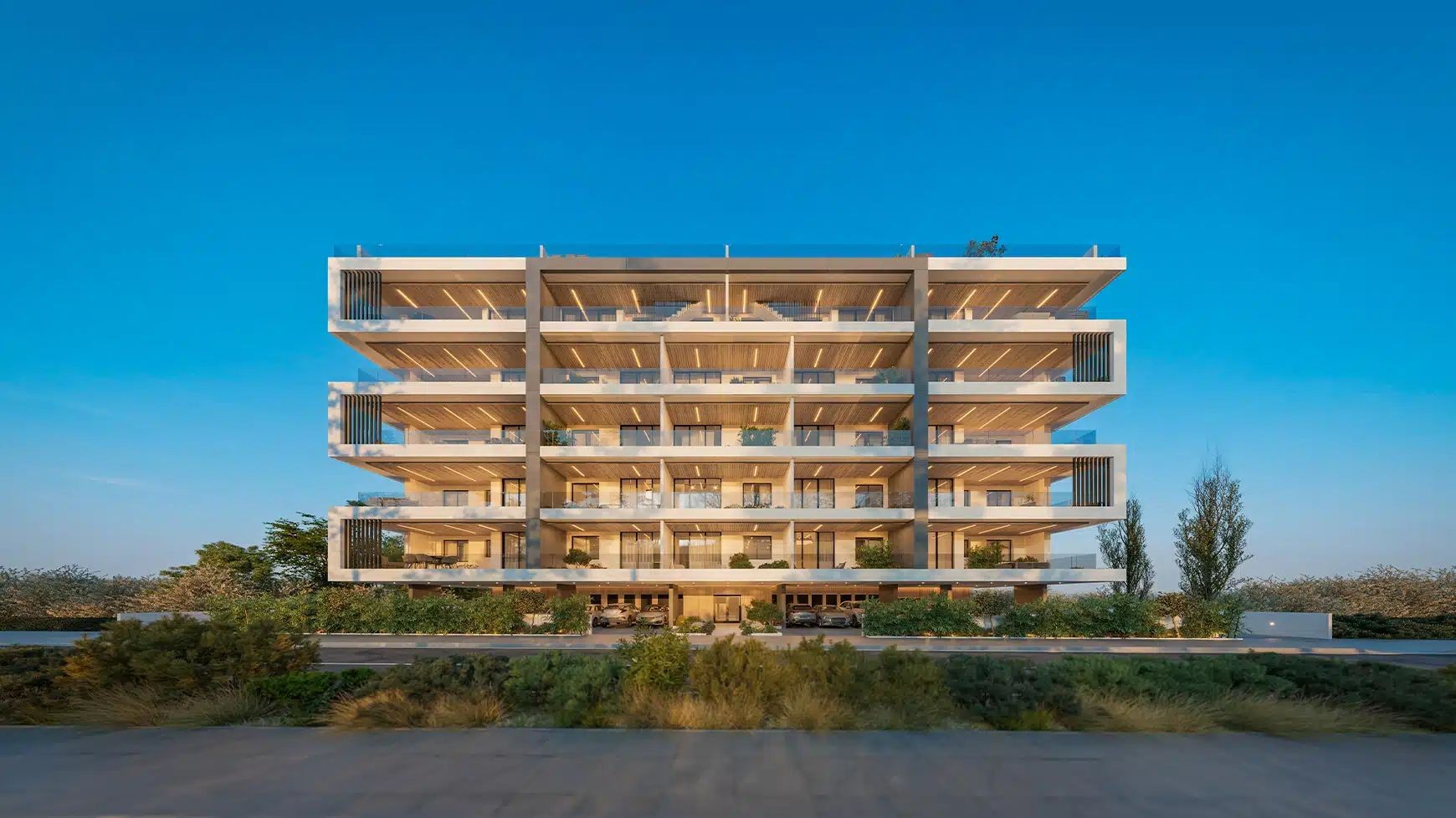 1 dormitorio Apartamento en Larnaca, Larnaka, Chipre No. 48043