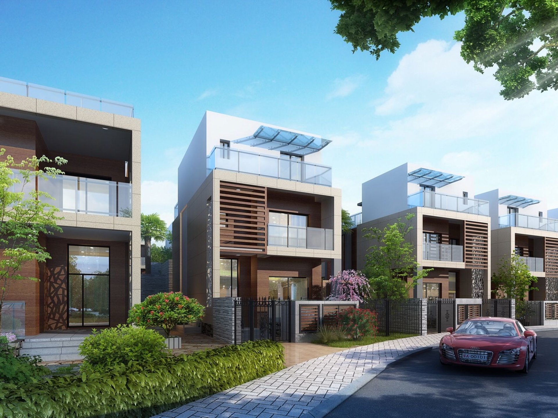 Вилла с 3 спальнями в Ипсонас, Лимасол, Кипр № 45599