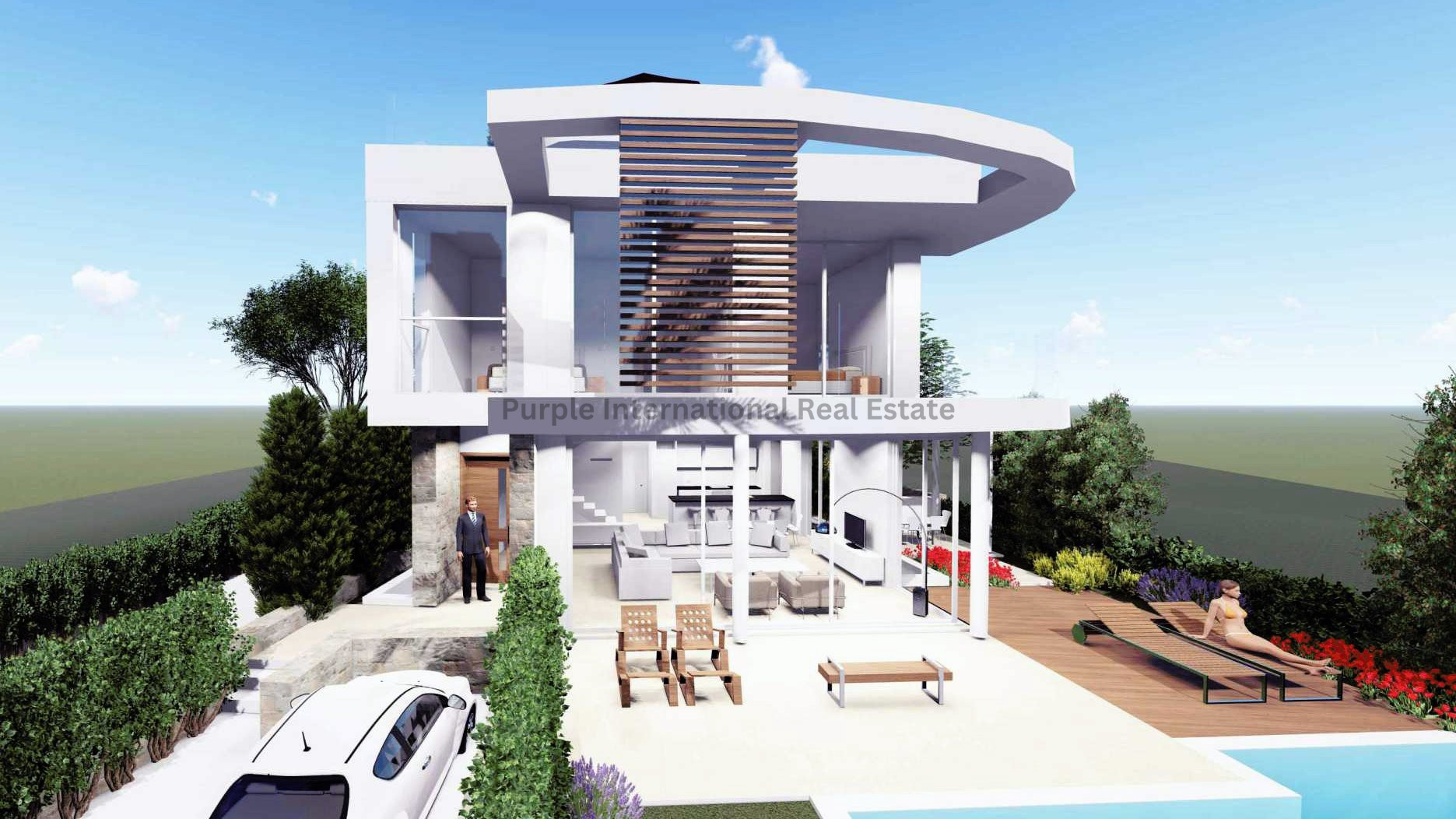 4 chambres Villa à Chloraka, Paphos, Chypre No. 7946