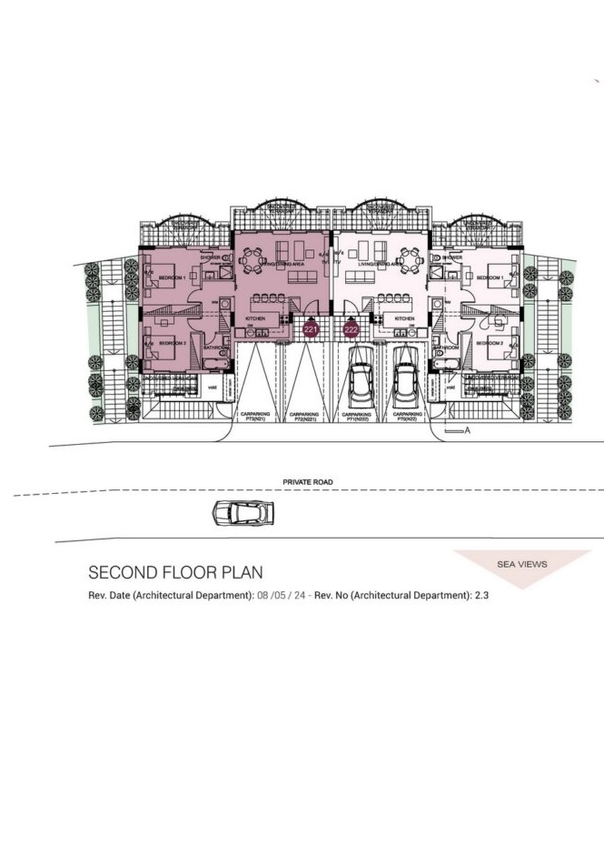 2 dormitorios Apartamento en Paphos, Chipre No. 35537