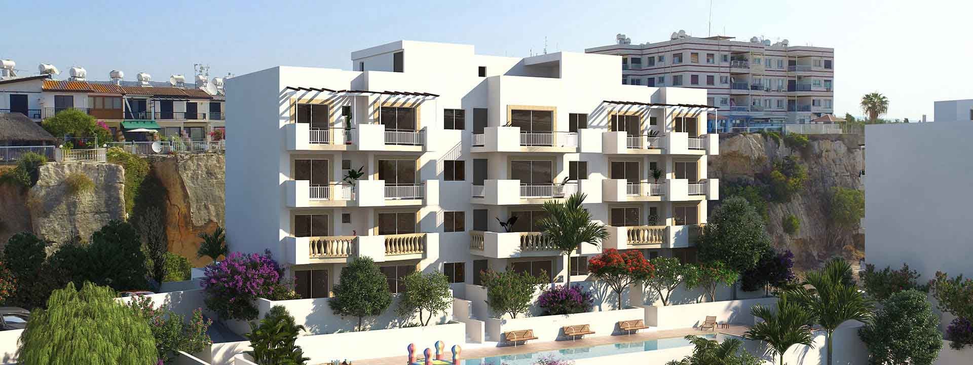 2 dormitorios Apartamento en Paphos, Chipre No. 35537