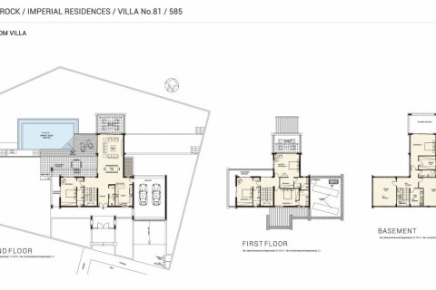 Villa floor plan «Villa No. 81/585», 5 bedrooms in IMPERIAL RESIDENCES