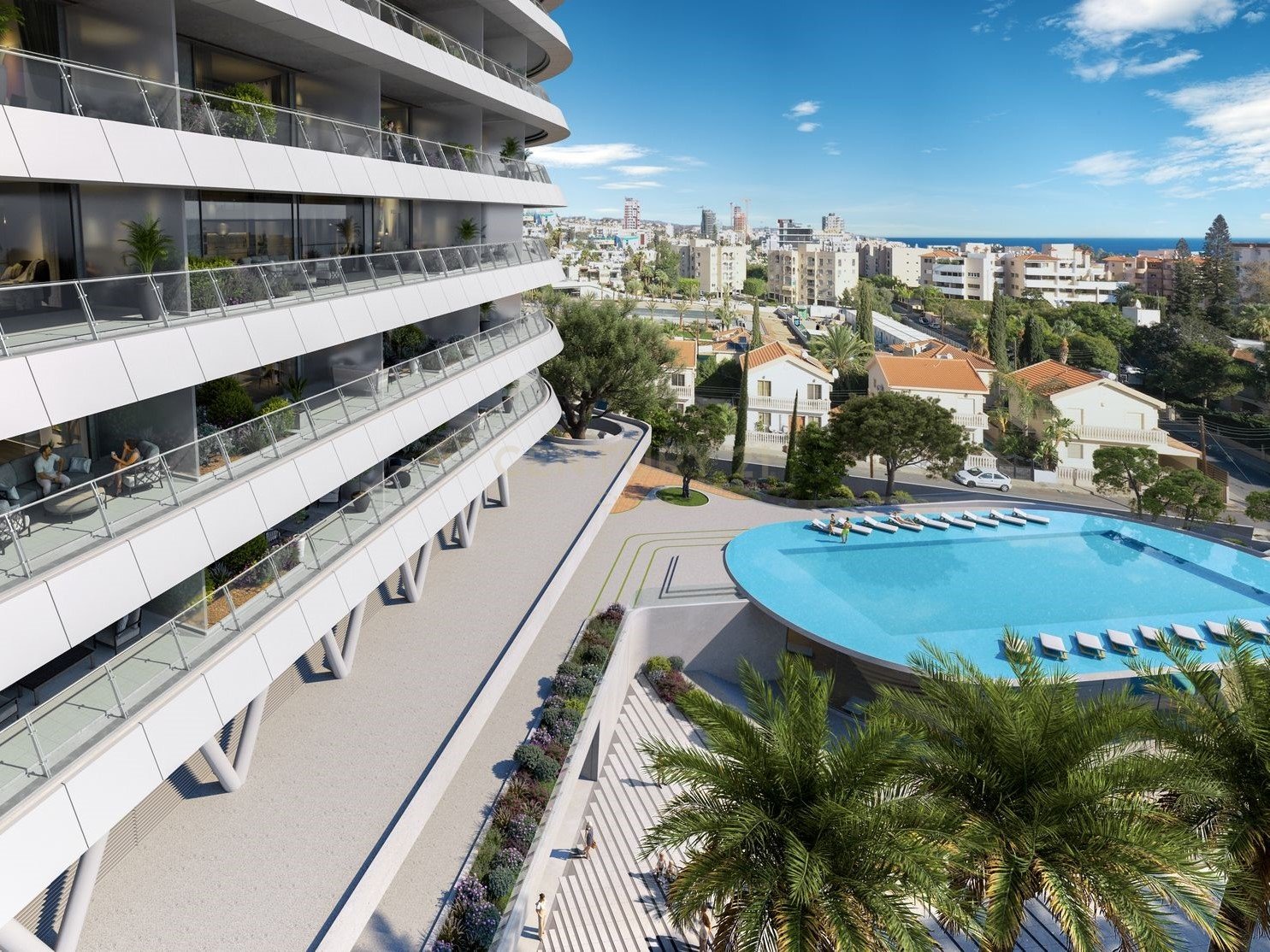 4 chambres Appartement à Germasogeia, Limassol, Chypre No. 24743