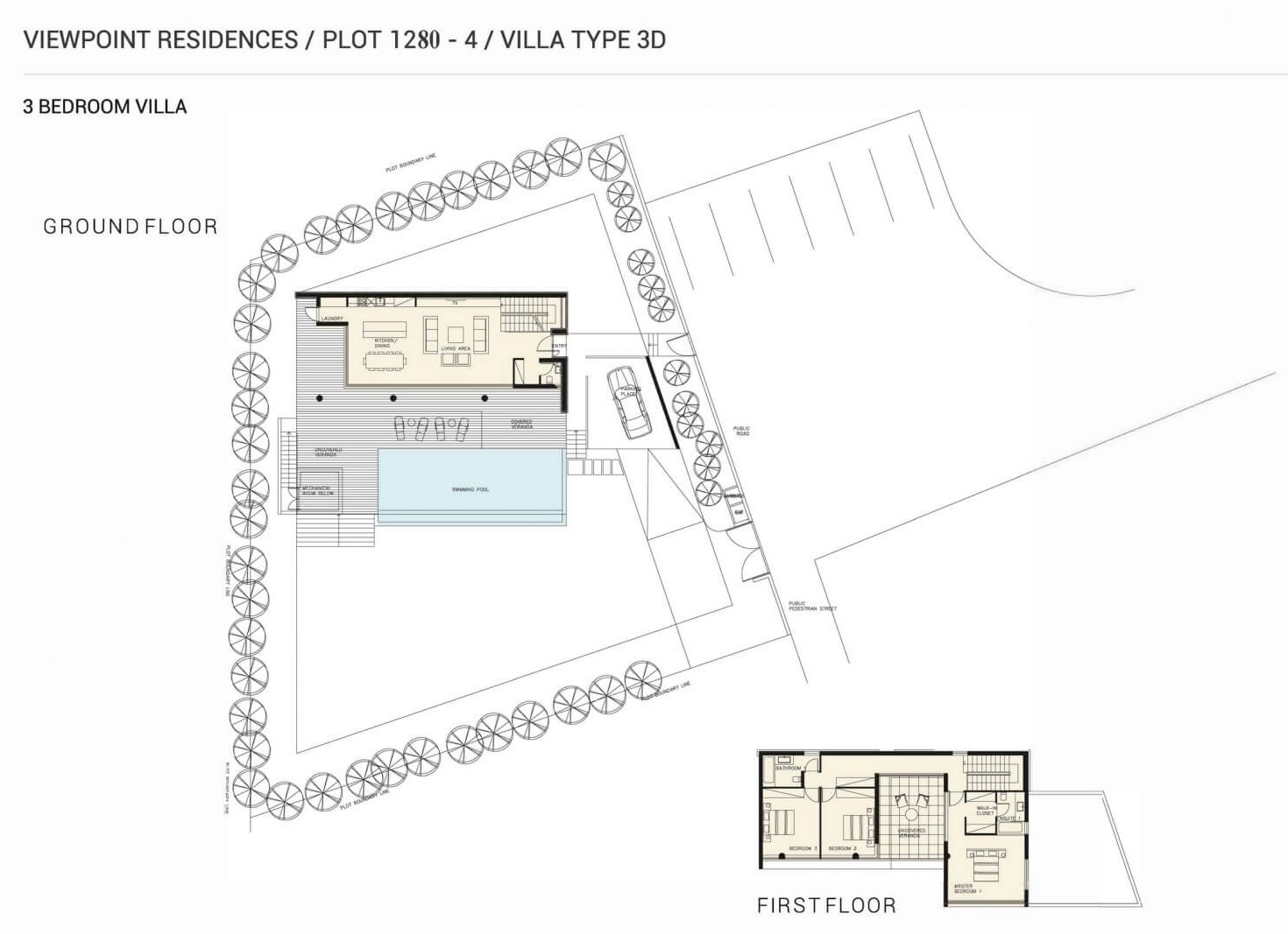 3 bedrooms Villa in Viewpoint Hills Pegeia, Paphos, Cyprus No. 9245