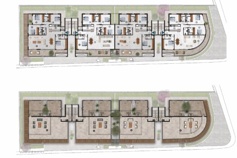 Планировка Квартиры «4BR-3» с 4 спальнями в ЖК Park Avenue Residences