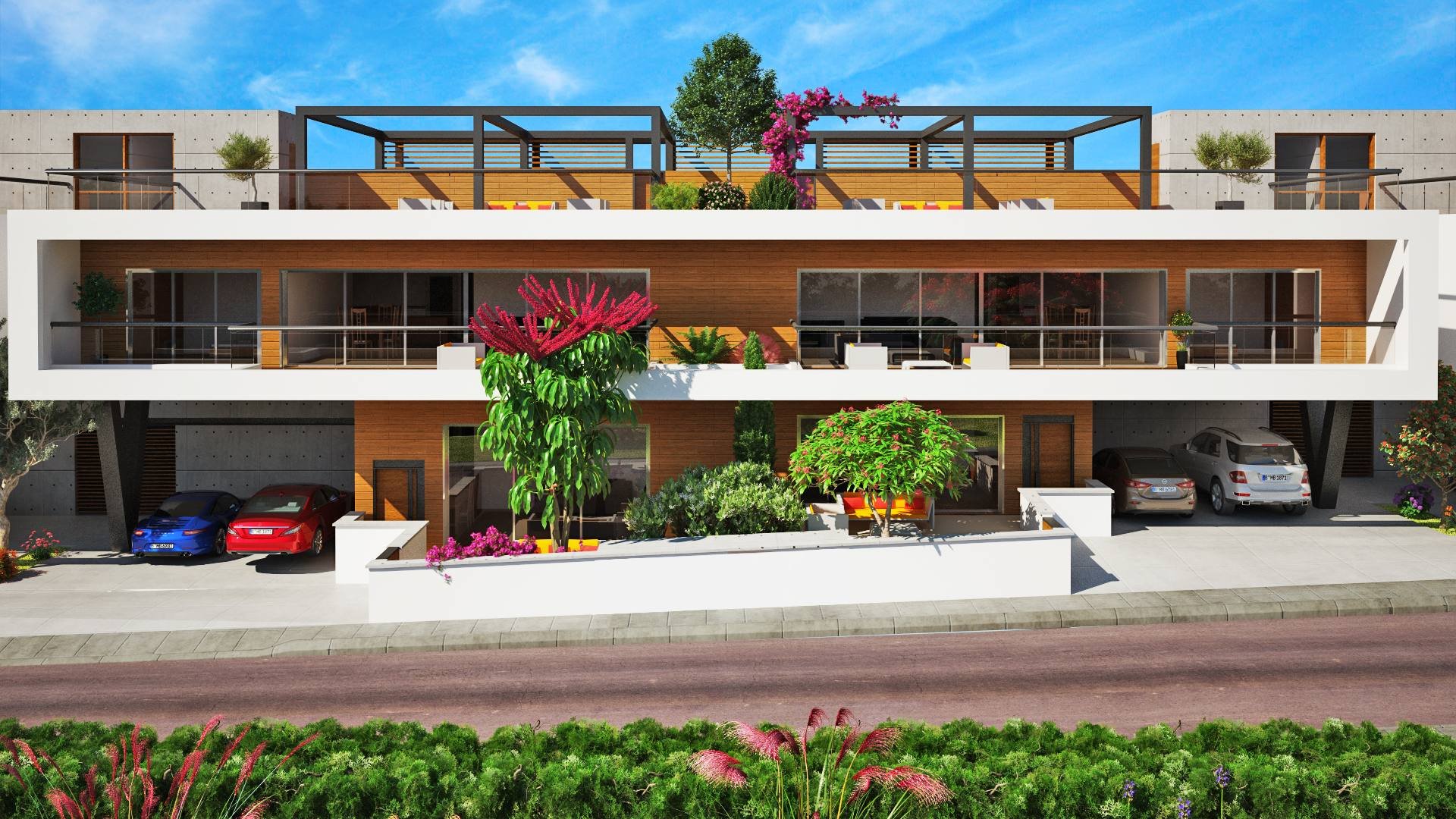 3 dormitorios Villa en Park Avenue Residences Paphos, Chipre No. 5219