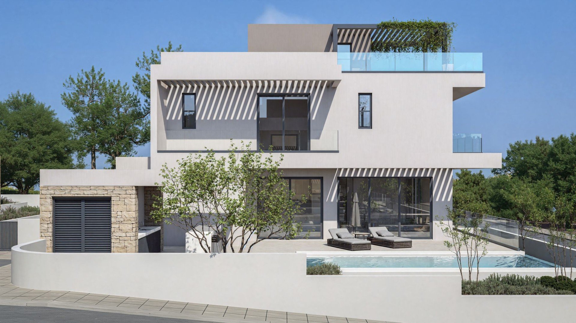4 dormitorios Villa en Chloraka, Paphos, Chipre No. 41046