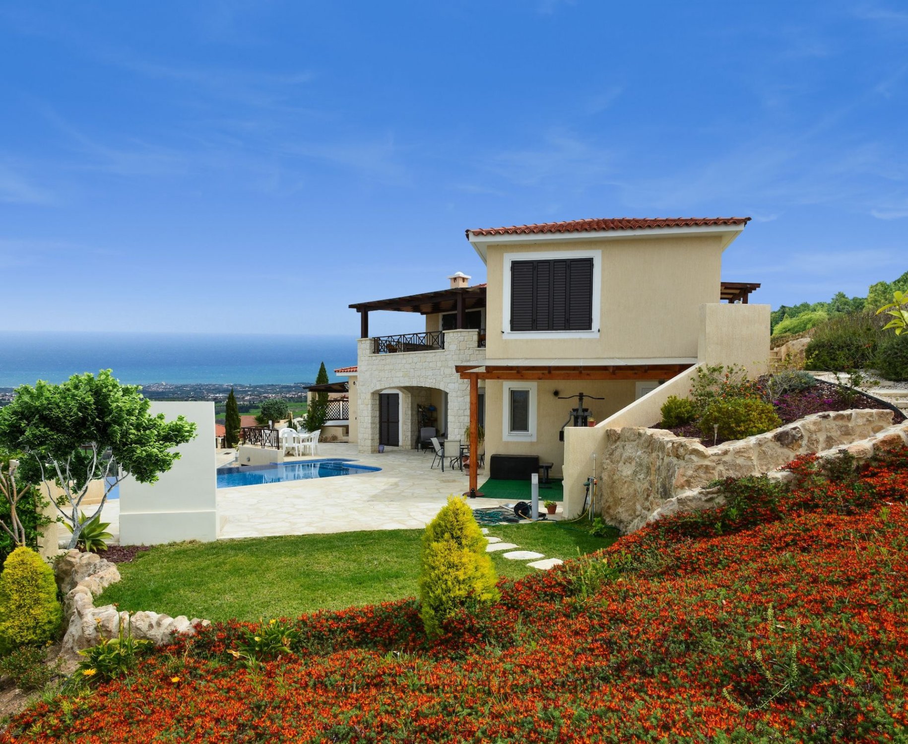3 dormitorios Villa en Tala, Paphos, Chipre No. 7920