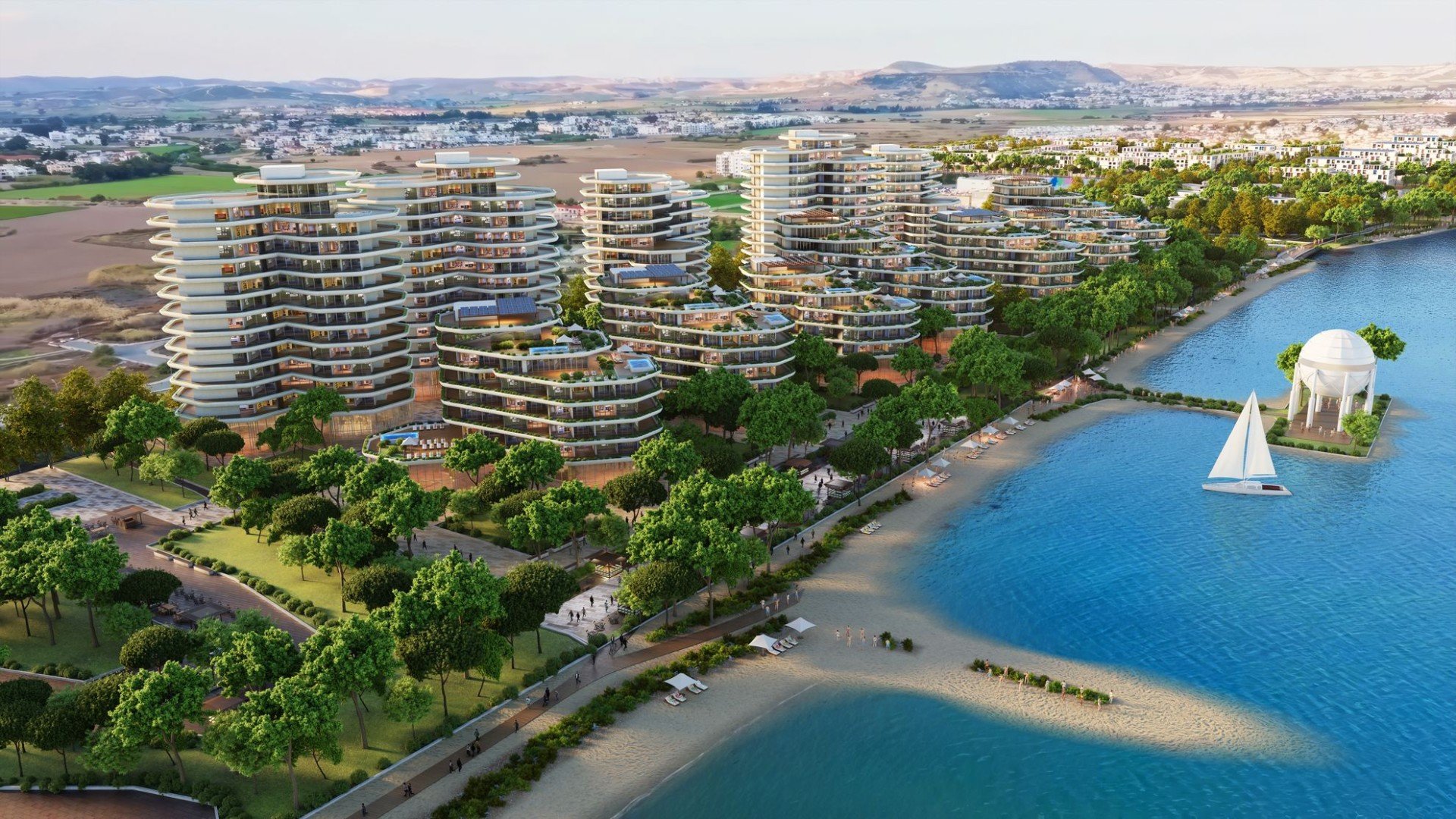 2 bedrooms Apartment in Oroklini, Larnaka, Cyprus No. 40700