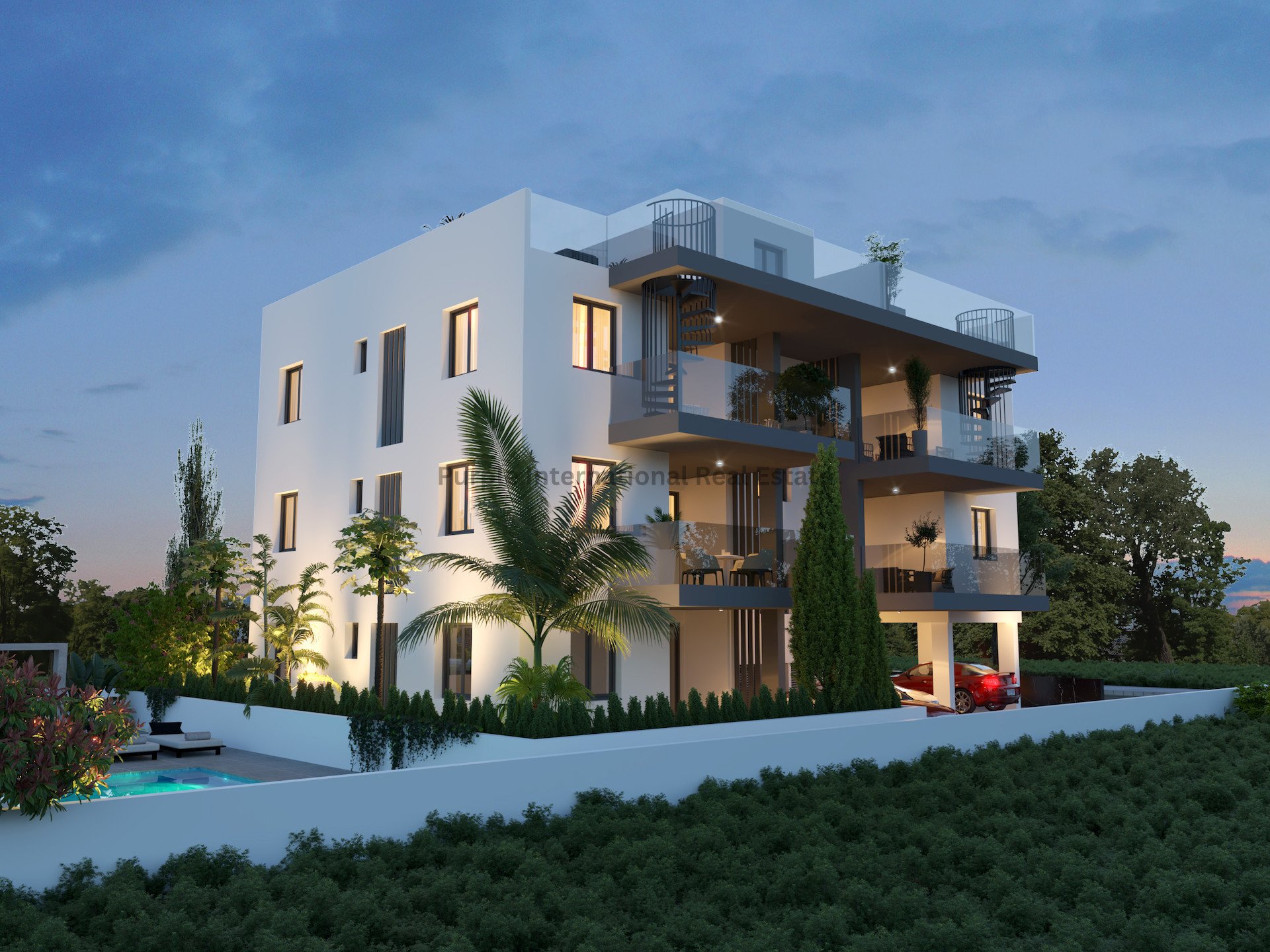 Квартира с 2 спальнями в Паралимни, Аммохостос, Кипр № 37735