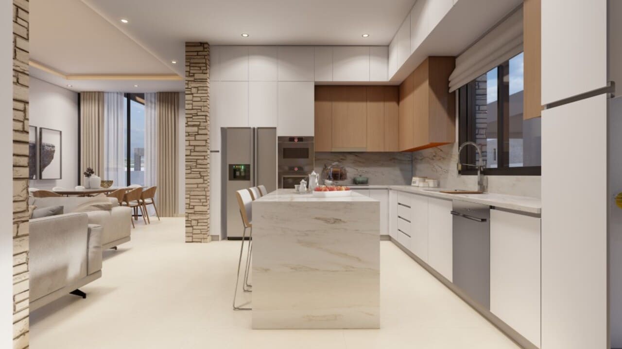 Вилла с 6 спальнями в Sunset View Villas, Пейя, Пафос, Кипр № 22341