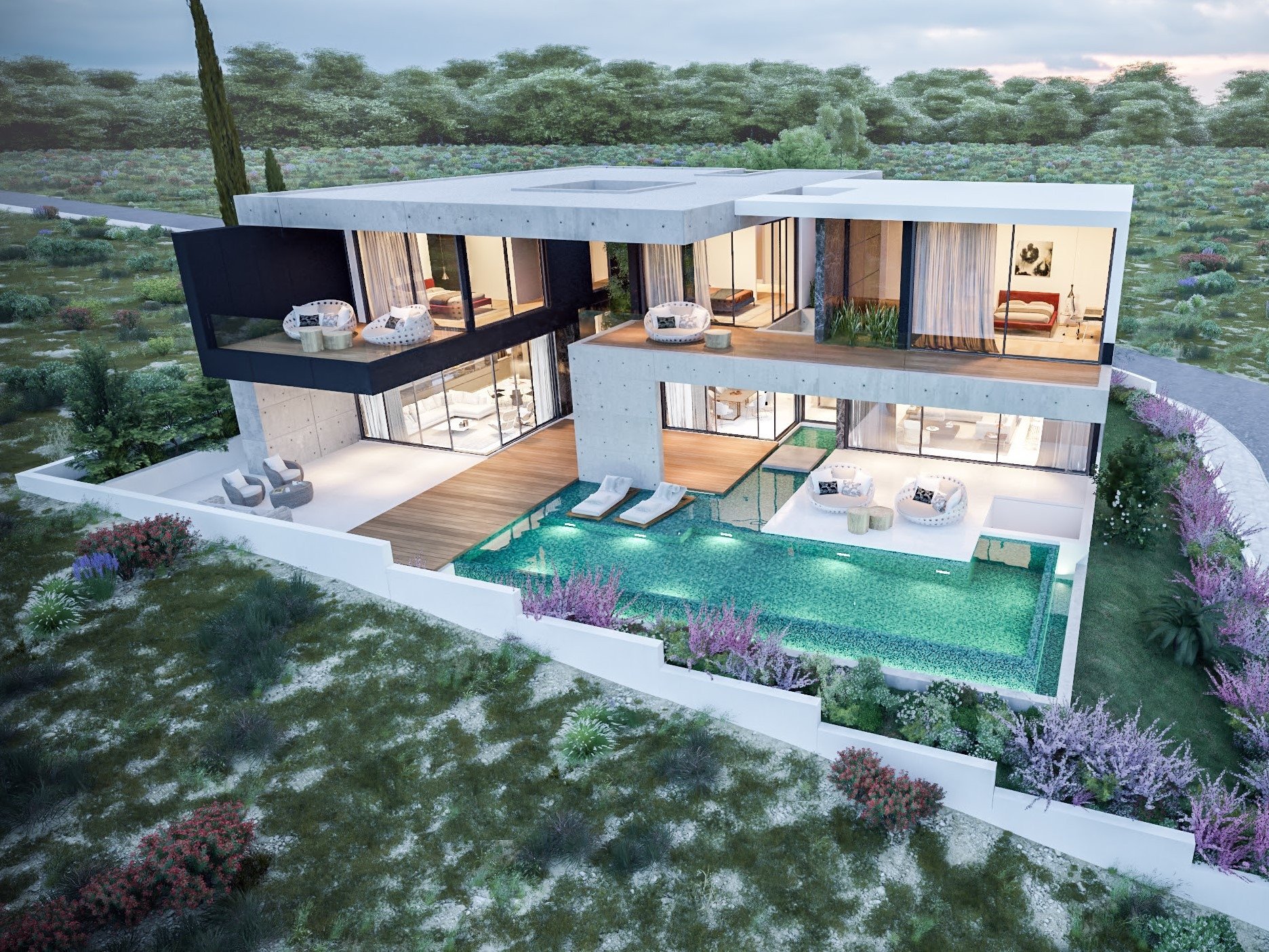 5 chambres Villa à Germasogeia, Limassol, Chypre No. 55859