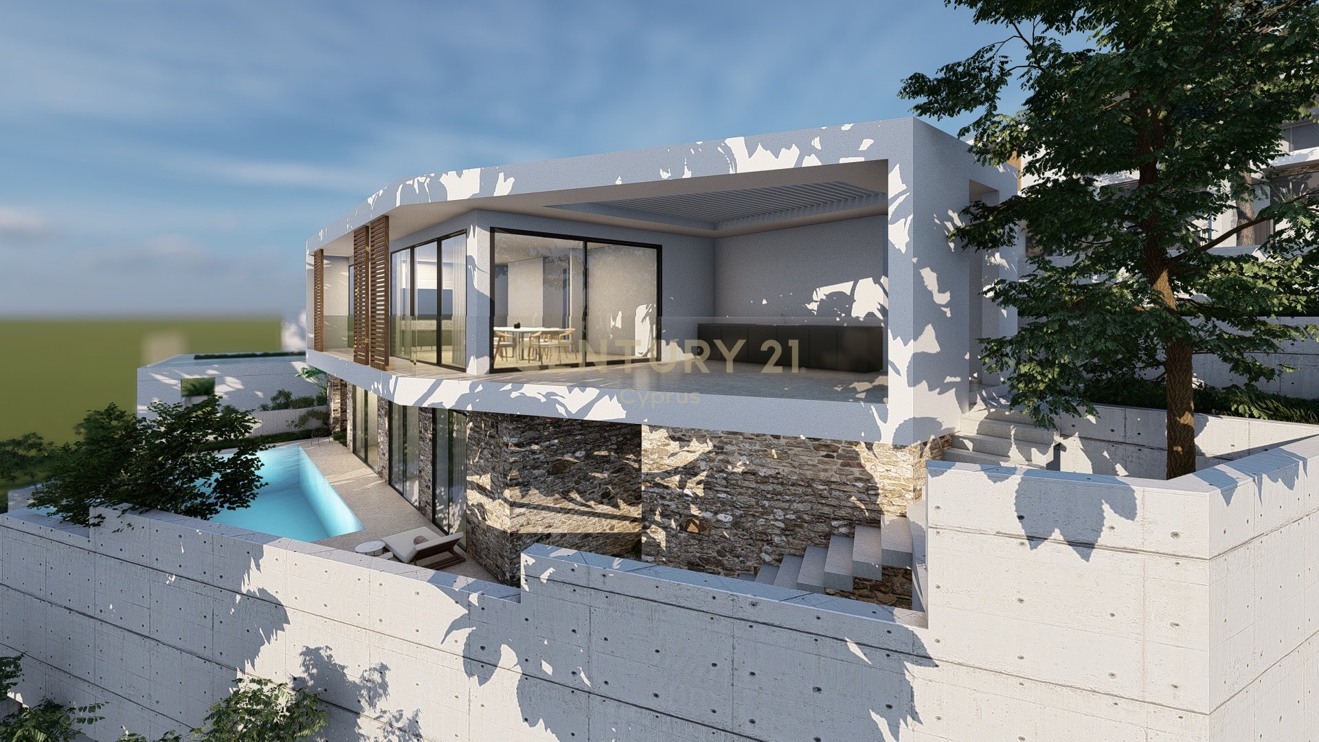 3 dormitorios Villa en Geroskípou, Paphos, Chipre No. 54307