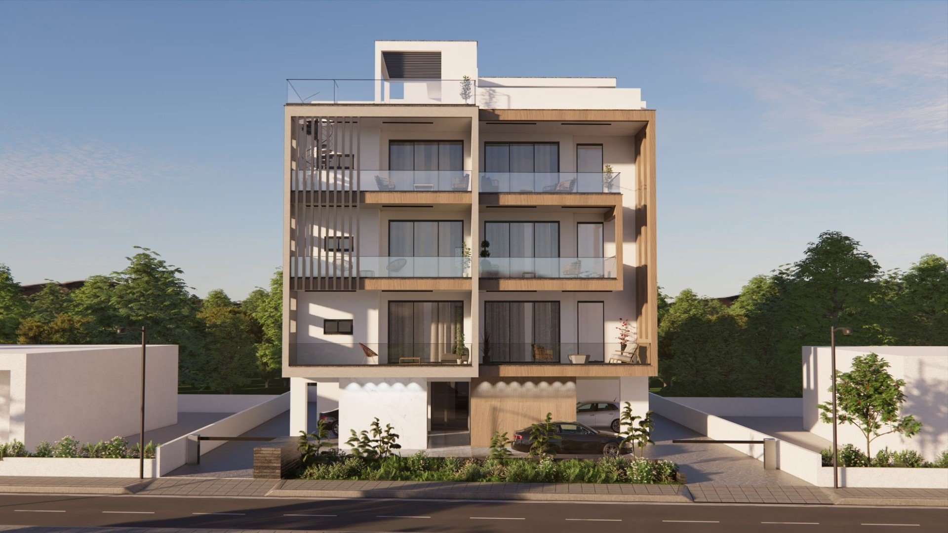 2 bedrooms Penthouse in Aradippou, Larnaka, Cyprus No. 41285