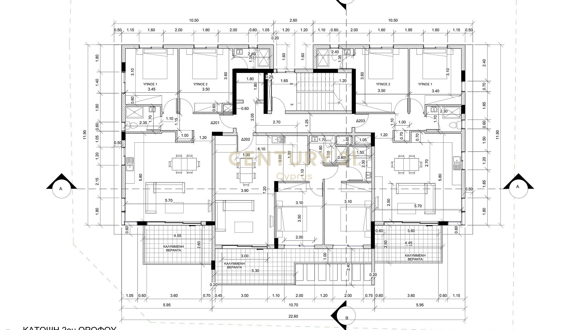 2 dormitorios Apartamento en Limassol, Chipre No. 55089