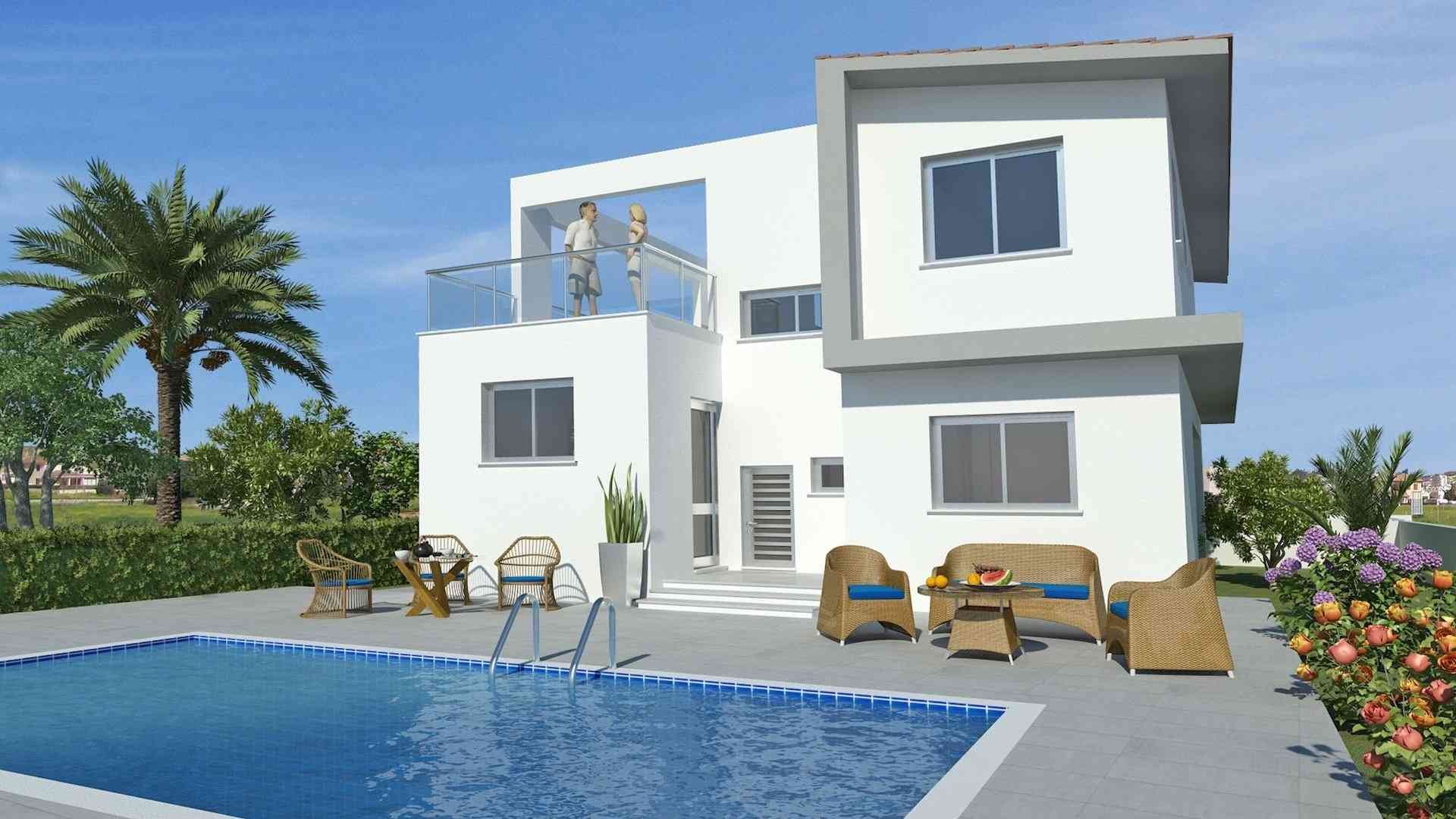 ANEMONA VILLAS in Pervolia, Larnaka, Cyprus No. 5871