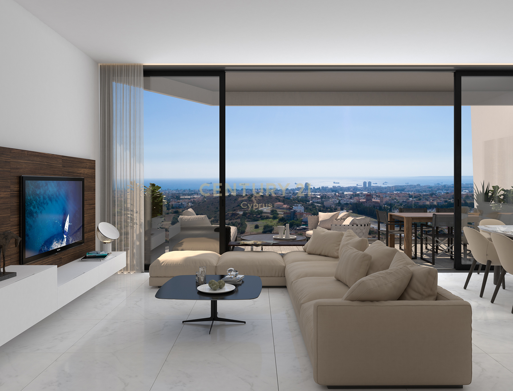 3 bedrooms Penthouse in Germasogeia, Limassol, Cyprus No. 55375