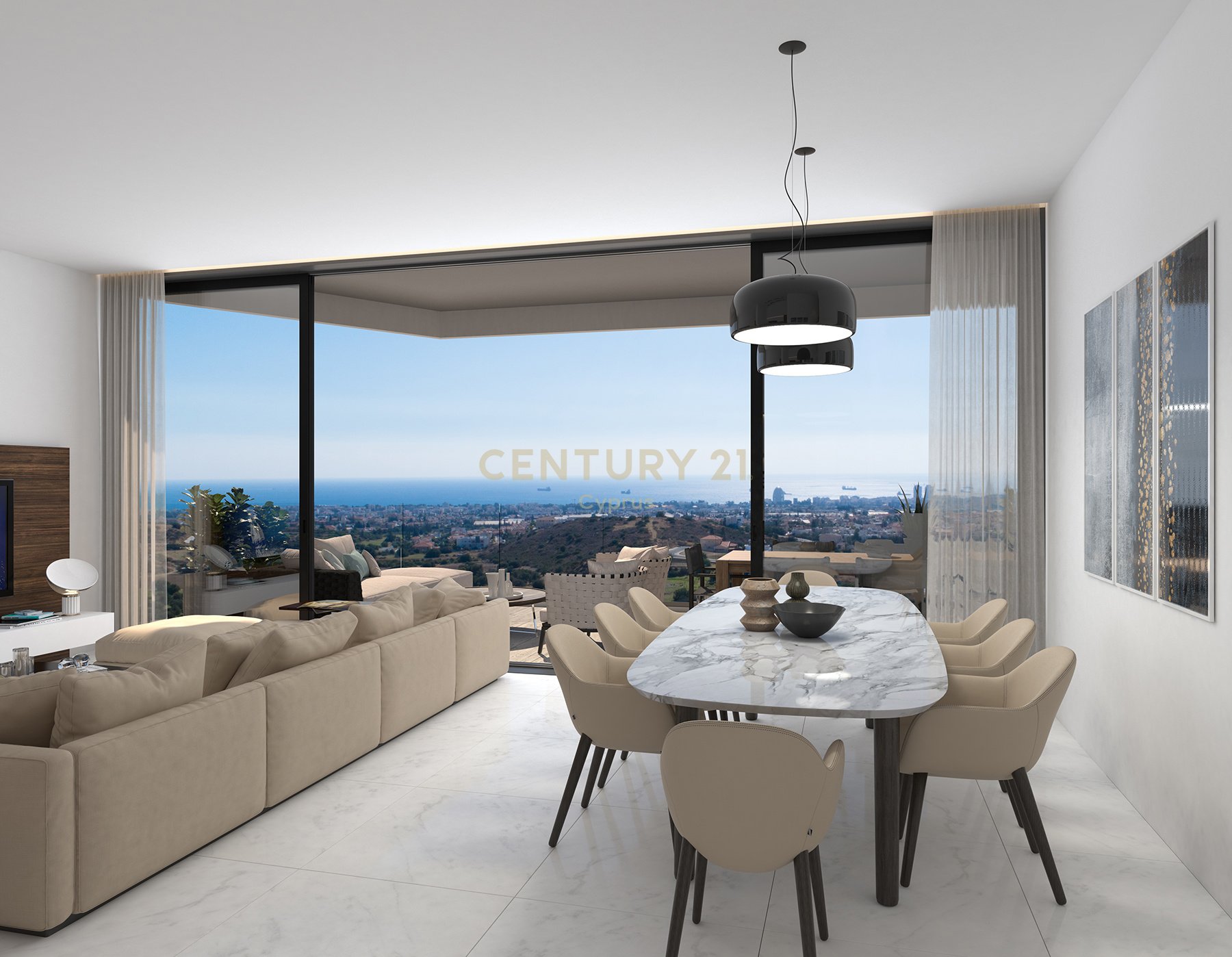 3 bedrooms Penthouse in Germasogeia, Limassol, Cyprus No. 55375