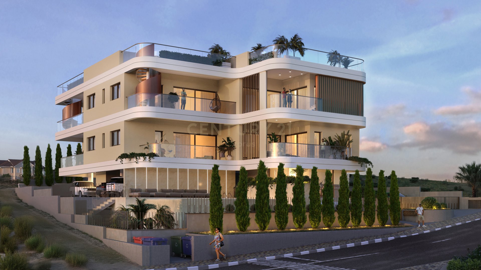 3 dormitorios Apartamento en Germasogeia, Limassol, Chipre No. 54008